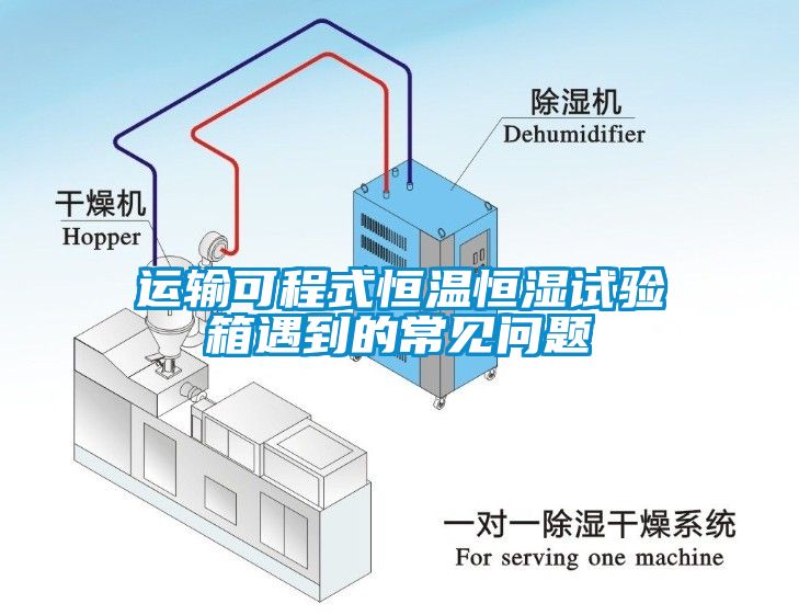 运输可程式恒温恒湿试验箱遇到的常见问题