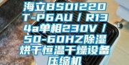 海立BSD122DT-P6AU／R134a单相230V／50-60HZ除湿烘干恒温干燥设备压缩机